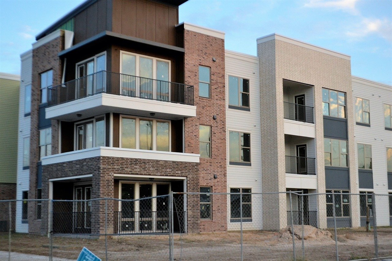 Apartment exteriors in Salt Lake County, UT